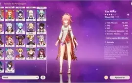 GENSHIN (Conta pessoal) - 11 Personagens 5 ⭐ -  AR 57