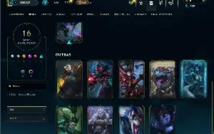 Bronze 4 com 55 Champs e 16 Skins