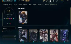 Bronze 4 com 55 Champs e 16 Skins