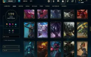 Esmeralda 3 com TODOS os champs e 129 Skins (MID / JG / ADC)