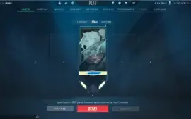 Conta Valorant com R$5000 gastos, chaveiro radiante + lol