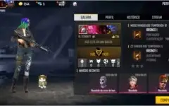 Vendo conta free fire antiga