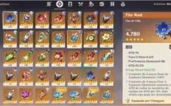 [AR50] DILUC - VENTI - QIQI - KEQING + 13 PERSONAGENS 4*