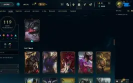 league of legends conta nfa ex diamante inativa  119 skins