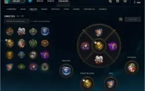 Conta platina 4 94 campeões com skins