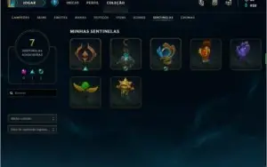 Conta platina 4 94 campeões com skins