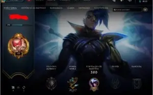 Conta lol lv 185 unranked 92campeões 42 skins muito boas