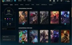 Conta de lol