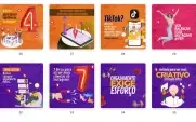Pack Canva Marketing Digital Vol 2 - 35 Artes Editáveis