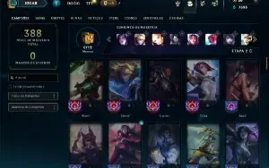 Platina 1 com 90 Champs e 49 Skins ( ADC / TOP / MID / JG )
