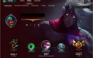 Conta Lol Gold