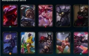 Conta Lol Gold