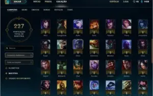 Conta Lol Gold