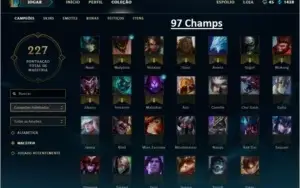 Conta Lol Gold