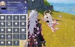 Conta Genshin Impact AR51 Itto, Albedo, Gorou, e armas 5*