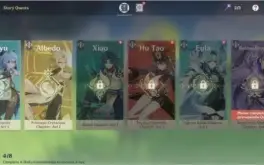 CONTA GENSHIN - DILUC C1, KEQING, CHILDE, ALLOY