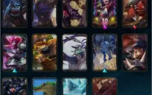 Conta League of Legends nível 185 Ouro 3 provisorio 35 Skins