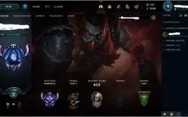 Conta de LoL Platina 4 com várias skins