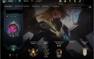 Conta League Of Legends 380 Skins, Gold III