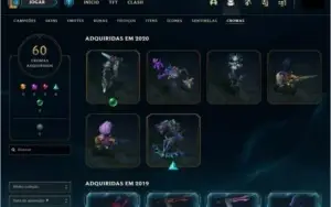 Conta League Of Legends 380 Skins, Gold III