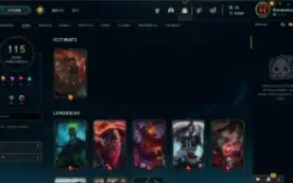 Conta LoL NFA Inativa - Nível 101, Main Top e Adc, 115 skins