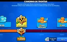 Conta Brawl stars. Com 10k de troféus. Vários brawlers