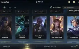 Conta grão mestre 42 skins