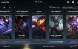 Conta grão mestre 42 skins