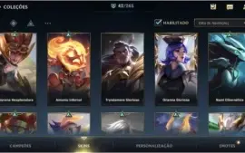 Conta grão mestre 42 skins