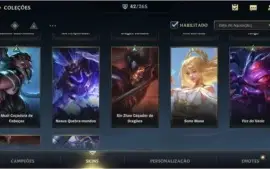 Conta grão mestre 42 skins