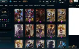 Conta lol 246 skins lvl 617
