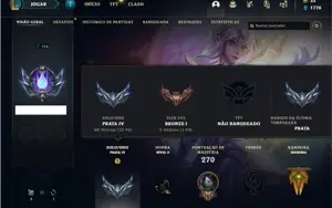 Conta prata 4 com 80 Champs e 39 Skins