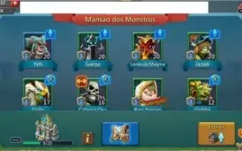 CONTA LORDS MOBILE COM T3, VÁRIAS PESQUISAS PRÉ-T4, LVL 54