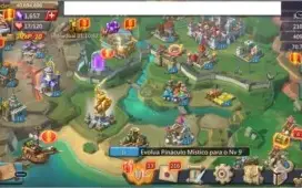 CONTA LORDS MOBILE COM T3, VÁRIAS PESQUISAS PRÉ-T4, LVL 54