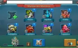 CONTA LORDS MOBILE COM T3, VÁRIAS PESQUISAS PRÉ-T4, LVL 54