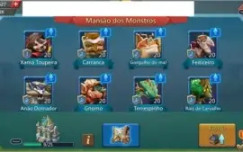 CONTA LORDS MOBILE COM T3, VÁRIAS PESQUISAS PRÉ-T4, LVL 54