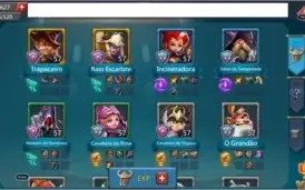CONTA LORDS MOBILE COM T3, VÁRIAS PESQUISAS PRÉ-T4, LVL 54