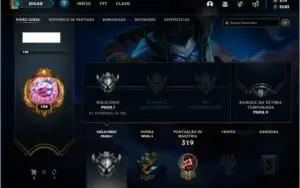 Conta prata 1 com 50 skins e 89 champs