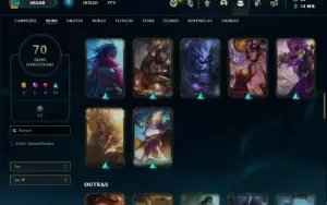 Conta bronze 1 com 140 Champs e 70 Skins + Prestigio do ZED