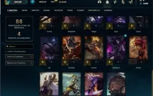 Conta Diamante 1 com 59% de Win rate
