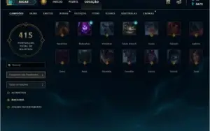 +100 SKINS, QUASE FULL CHAMP