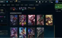 Conta de lol mestre 64% de win rate