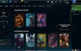 Conta de lol mestre 64% de win rate