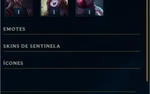 Conta LoL - 252 Skins - 228 Pontos de Prestígio