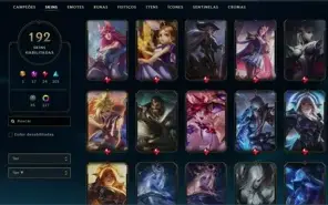 🔸 CONTA COM 17 SKINS PRESTÍGIOS E VÁRIAS BORDAS BORDAS 🔸