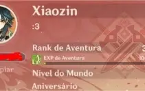 Xiao + Jade + Zhongli + Jean AR 37 Aniversário Livre.
