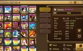 CONTA SUMMONERS WARS GLOBAL - LIGHT PANDA - SEIMEI