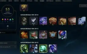 Conta League of Legends Full Acesso - 83 Champs e 49 Skins