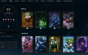 Conta League of Legends Full Acesso - 83 Champs e 49 Skins