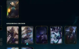 Mmr zerado - Nível 55- 40 campeões - 17 Skins - 100% Segura